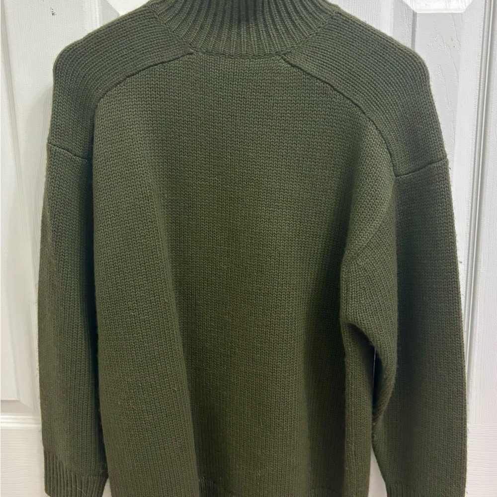 Wilfred Forest Green Turtleneck Sweater